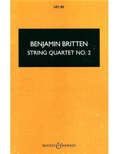 BRITTEN B.-String Quartet No. 2 Op.36 in C Major (PB)