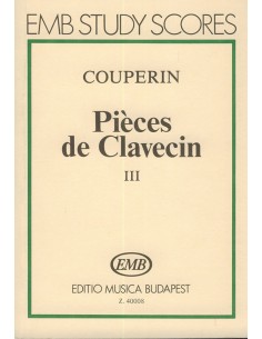 COUPERIN F.-Harpsichord Pieces Vol.3 (Pocket Score) (Gat)