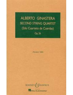 GINASTERA A.-String Quartet No. 2 Op.26 (PB)