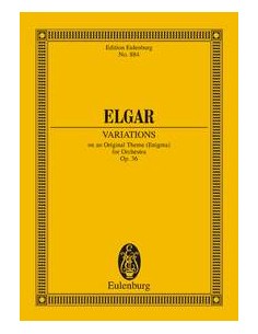 ELGAR E.-Enigma Op.36 Variations for Orchestra (Pocket Score)