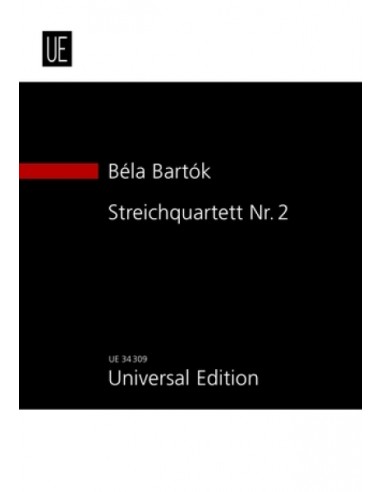 BARTOK B.-String Quartet No. 2 Op.17 (Pocket Score)