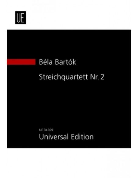 BARTOK B.-String Quartet No. 2 Op.17 (Pocket Score)