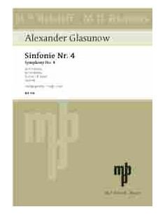 GLAZUNOV A.-Symphony No. 4 in Eb Major Op.48 (Pocket Score)