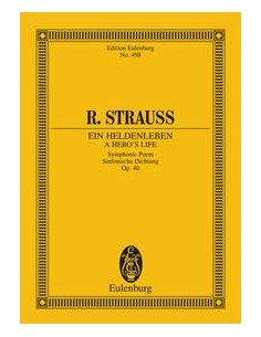 STRAUSS R.-Vie dun héros op.40 pour orchestre (PB)