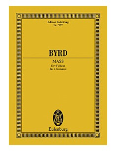 BYRD W.-Messa per 4 voci e orchestra (PB)