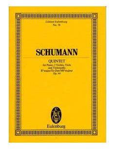SCHUMANN R.-Quintetto Op.44 in Mi maggiore per 2 violini, viola, violoncello e pianoforte (PB)