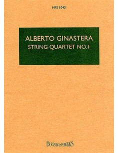 GINASTERA A.-String Quartet No. 1 Op.20 (PB)