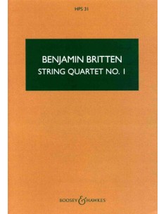 BRITTEN B.-String Quartet No. 1 Op.25 in D Major (PB)