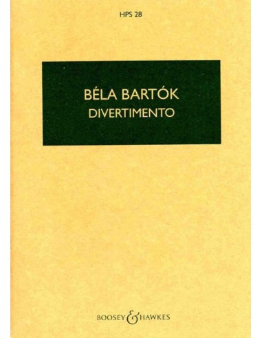 BARTOK B.-Divertimento for String Orchestra (PB)