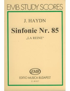 HAYDN J.-Sinfonie Nr. 85 B-Dur (Hob.I/85) "La Reine" für Orchester (PB) (Jancsovics)
