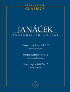 JANACEK L.-String Quartet No. 2 "Intimate Letters" (Pocket Score)