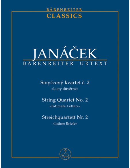 JANACEK L.-String Quartet No. 2 "Intimate Letters" (Pocket Score)