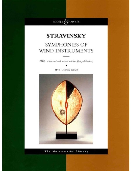 STRAVINSKY I.-Symphonies for Wind Instruments (Conductor Score)