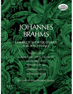 BRAHMS J.-Piccole parti di pianoforte