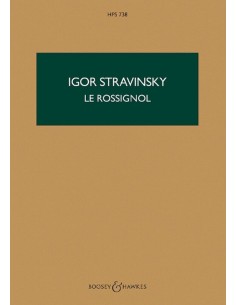 STRAVINSKY I.-Le Rossignol (Poema Sinfonico en 3 Actos) para Orquesta (PB)