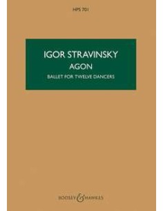 STRAVINSKY I.-Agon (Ballet) for Orchestra (PB)