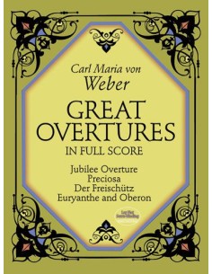 WEBER C.M.-Große Ouvertüren für Orchester (Dirigentenpartitur)