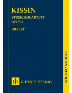 KISSIN E.-Cuarteto de cuerda Op.3 (Partitura Bolsillo) (Urtext)