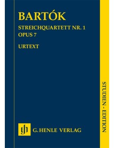 BARTOK B.-String Quartet No. 1 Op.7 (Pocket Score) (Urtext)