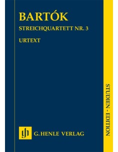 BARTOK B.-String Quartet No. 3 (Pocket Score) (Urtext)