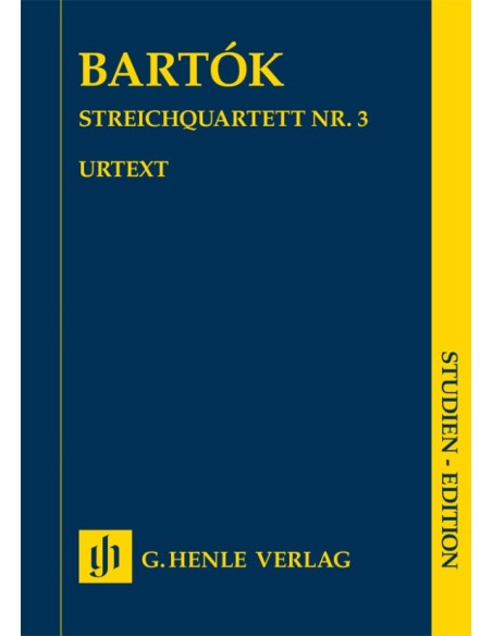 BARTOK B.-String Quartet No. 3 (Pocket Score) (Urtext)