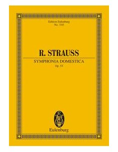 STRAUSS R.-Sinfonia Domestica Op.53 for Orchestra (PB)