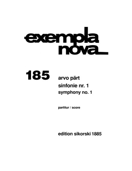 PART A.-Symphony No. 1 for Orchestra (PB)