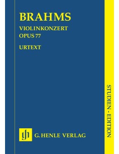 BRAHMS J.-Konzert op. 77 D-Dur für Violine und Orchester (Notentasche) (Urtext)