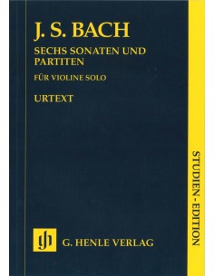 BACH J.S.-Sonatas y Partitas para Violin (Urtext) (Partitura Bolsillo)