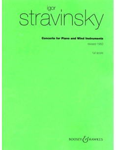 STRAWINSKY I.-Konzert für Klavier und Bläser (Dirigentensatz)
