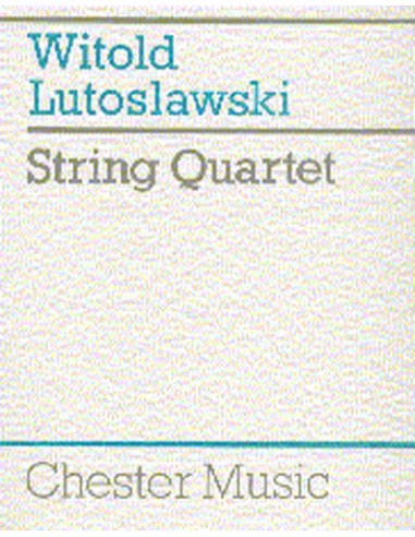 LUTOSLAWSKI W.-String Quartet (Score Director)