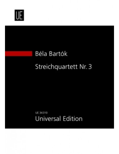 BARTOK B.-String Quartet No. 3 (Pocket Score)