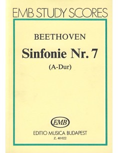 BEETHOVEN L.V.-Symphony No. 7 in A Major Op.92 for Orchestra (Pocket Score) (Darvas)