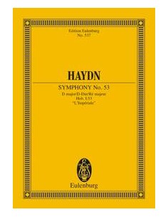 HAYDN J.-Sinfonie Nr. 53 D-Dur (Hob.I/53) "L'Imperiale" für Orchester (PB)