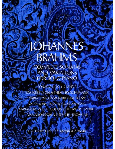 BRAHMS J.-Sonates et Variations complètes pour piano