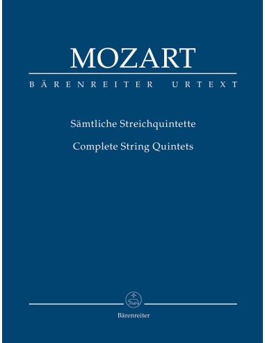 MOZART W.A.-Complete String Quartets (Urtext) (Pocket Score)