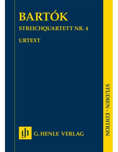 BARTOK B.-String Quartet No. 4 (Pocket Score) (Urtext)