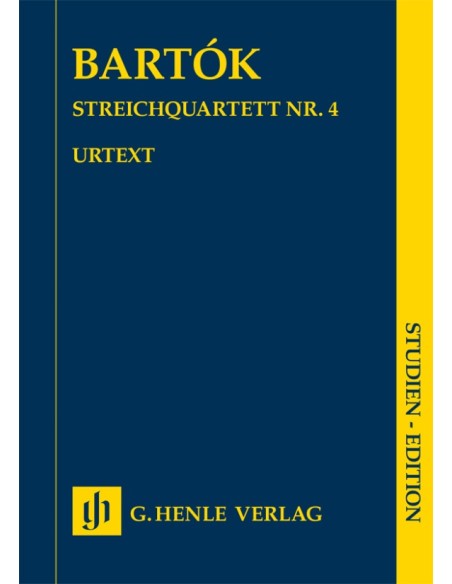 BARTOK B.-String Quartet No. 4 (Pocket Score) (Urtext)