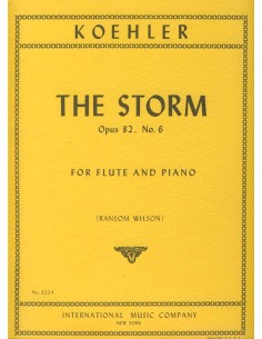 KOHLER E.-The Storm Op.82 No. 6 for Flute and Piano (Wilson)