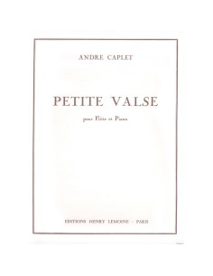 CAPLET A.-Petite Valse per flauto e pianoforte