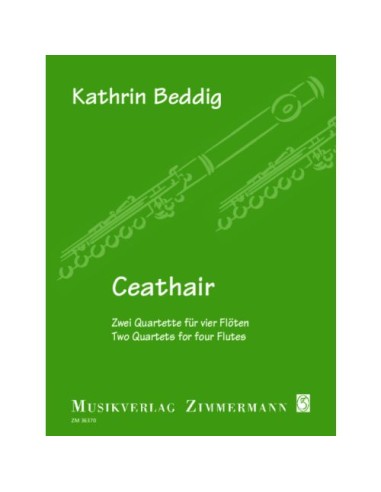 BEDDIG K.-Ceathair (due quartetti) per 4 flauti