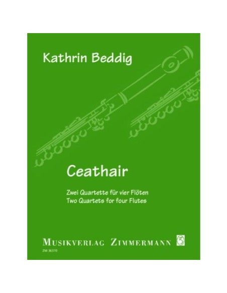 BEDDIG K.-Ceathair (Two Quartets) for 4 Flutes