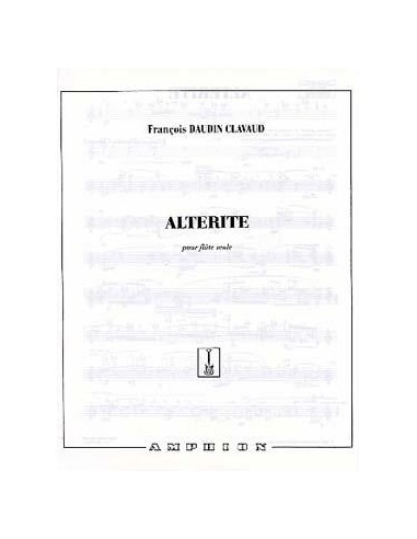 DAUDIN CLAVAUD F.-Alterite per flauto