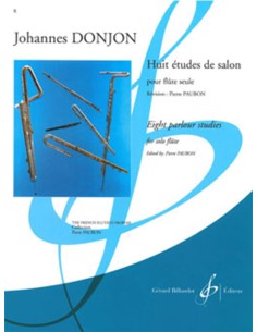DONJON J.-Salon Studies (8) per flauto (Paubon)