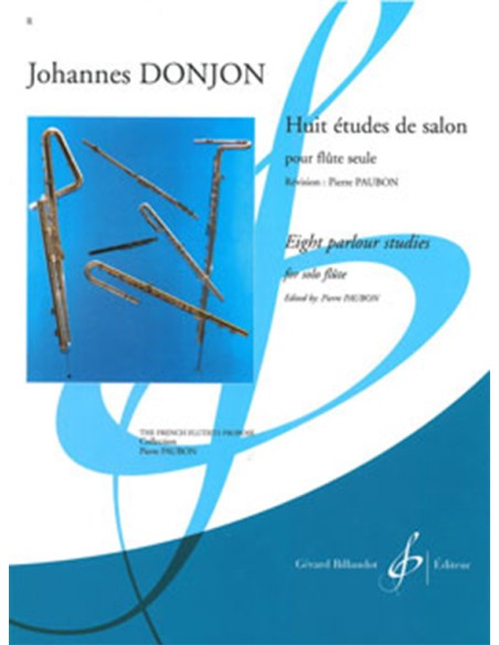 DONJON J.-Salon Studies (8) per flauto (Paubon)