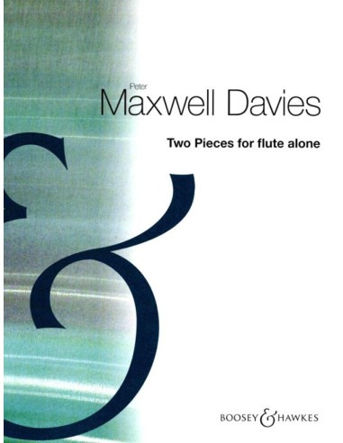 MAXWELL DAVIES P.-Teile (2) für Flöte