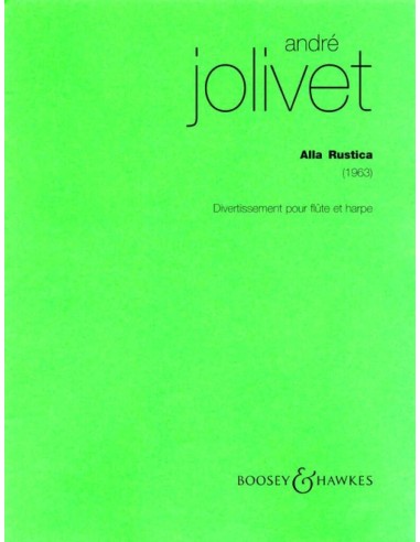 JOLIVET A.-Alla Rustica per flauto e arpa