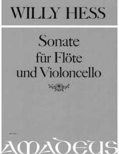 HESS W.-Sonata Op.142 per flauto e violoncello