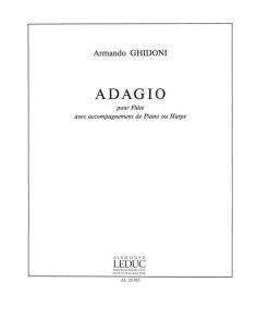 GHIDONI A.-Adagio para Flauta y Piano (Arpa)