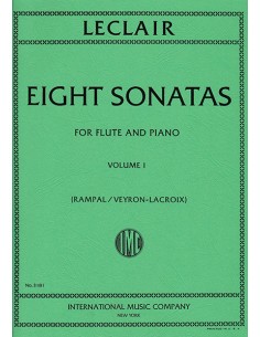 LECLAIR J.M.-Sonatas (8) Vol.1 para Flauta y Piano (Veyron Lacroix/Rampal)